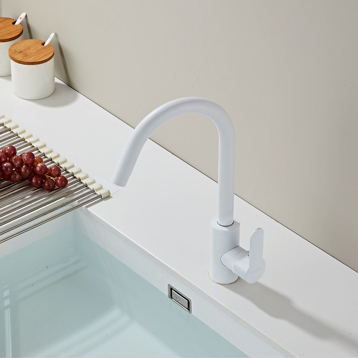 Basin & Kitchen Mixer_1230 White