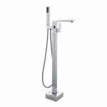 Square Freestanding Bath Mixer Chrome F889C